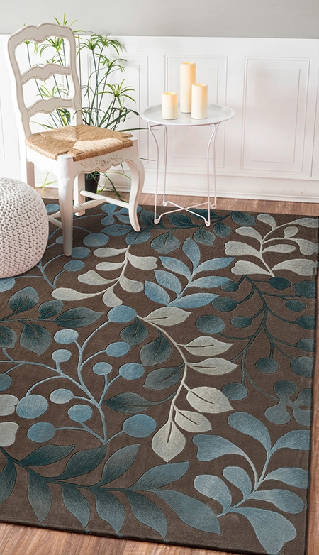 Tapis De Selle Showman En Feutre Marron - Motif Fleur Et Flèche Peint Main - NEUF